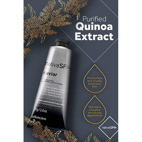 O Boticário Nativa SPA Caviar Hand Moisturizing Deodorant Cream 75g